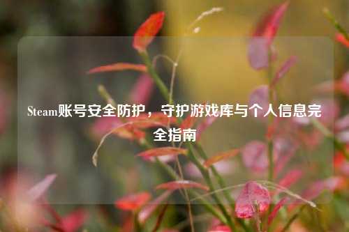 Steam账号安全防护，守护游戏库与个人信息完全指南