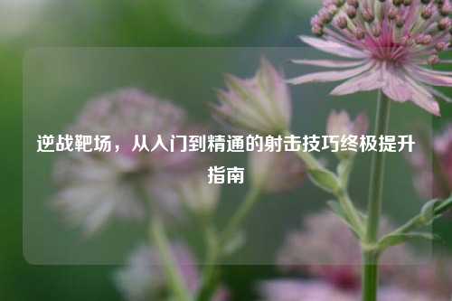 逆战靶场，从入门到精通的射击技巧终极提升指南